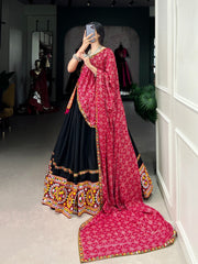 Rayon Thread Embroidery work Chaniya Choli