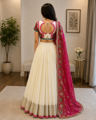 Roman Silk Designer Ready to Wear Chaniya Choli