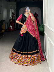 Rayon Thread Embroidery work Chaniya Choli