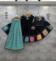 Jaam Cotton Kodi with Mirror work Navratri Special Chaniya Choli