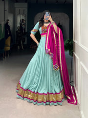 Pure Rayon Embossed Design Designer Chaniya Choli (Ready to Wear)