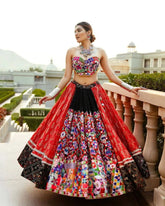 Navratri Special Designer Kutchi Work Chaniya Choli (Stitched)