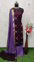 Summer Special Cotton Bandhani Dress Material