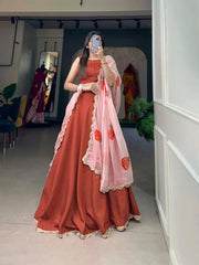 Viscose Chanderi Lehenga Choli