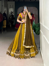Pure Rayon Sequence Lace Gota Patti work Navratri Garba Special Chaniya Choli (Ready to Wear)