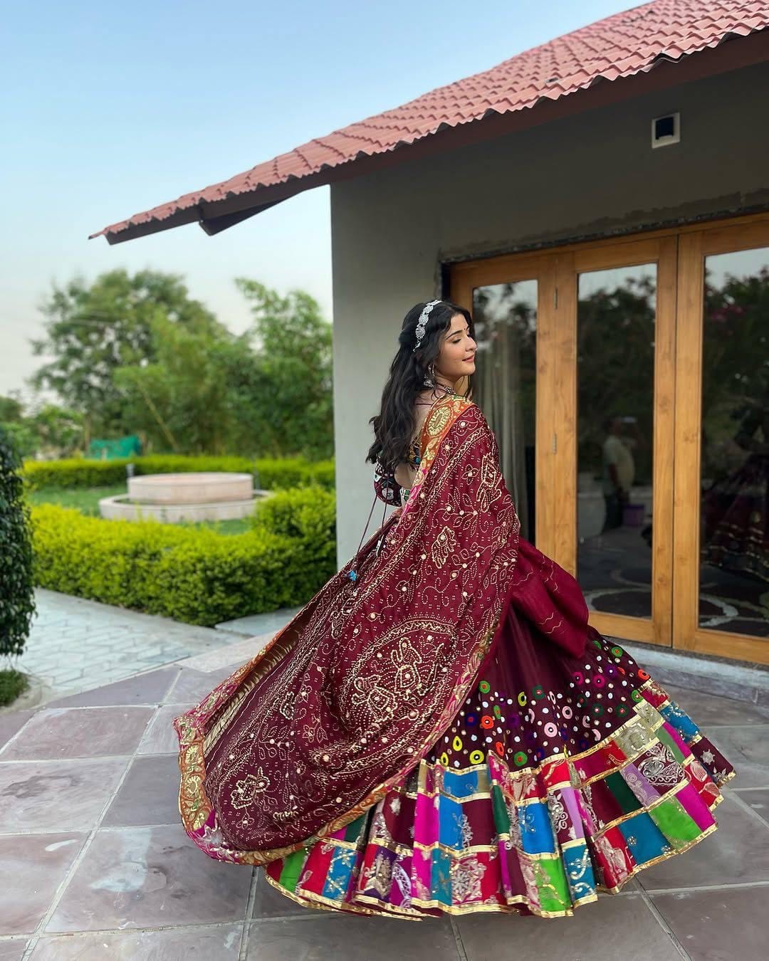 Muslin Digital Print Navratri Special Chaniya Choli