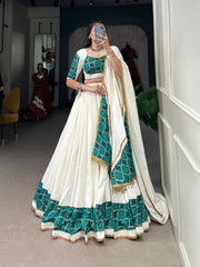 Rayon Gamthi Gota Patta work Navratri Special Chaniya Choli