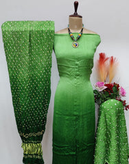 Modal Silk Heavy Kutch Bandhani Dress Material