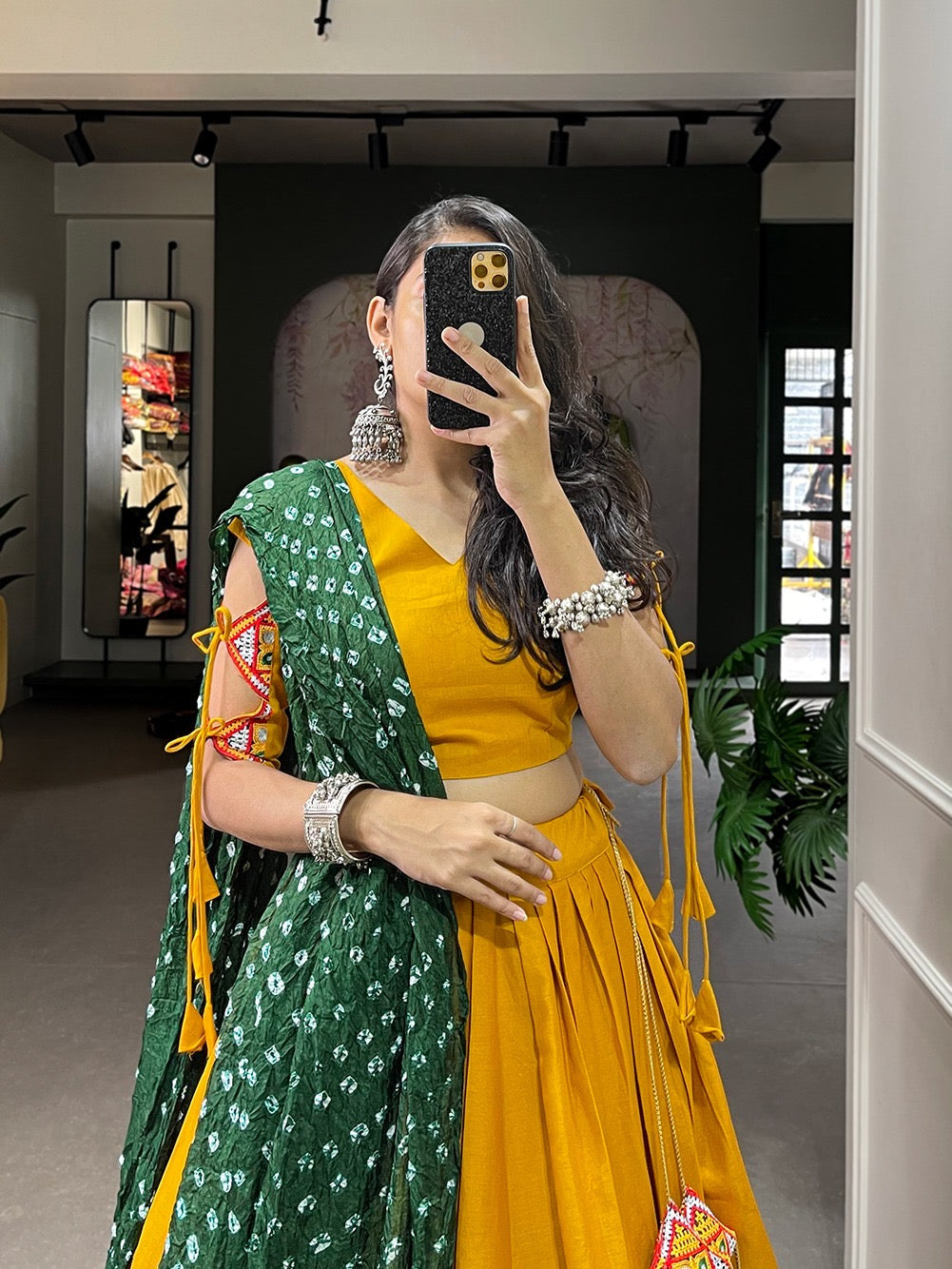Pure Cotton Gota Patti work Navratri special Lehenga Choli