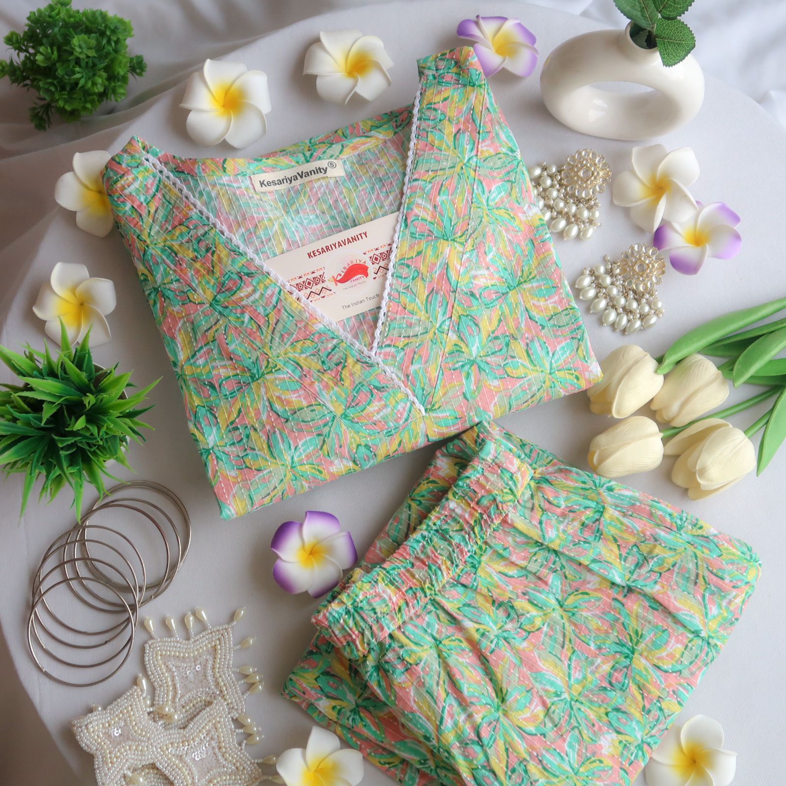 Dandelion Lace Suit Set - Sukoon 4.0 (Slim Fit)