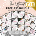 FACELESS Digital Marketing Guide Bundle Master Resell Rights Private Label Rights PLR MRR Digital Products Digital Products Resell Rights