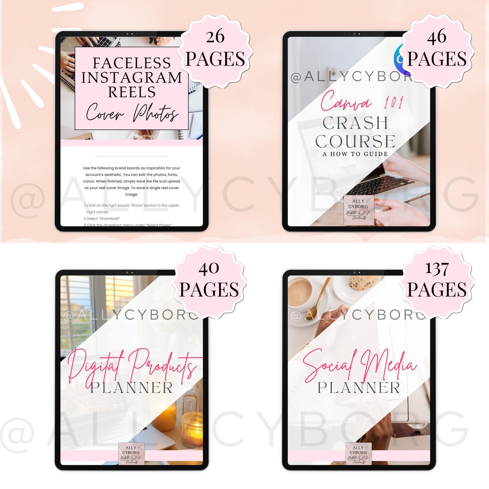 FACELESS Digital Marketing Guide Bundle Master Resell Rights Private Label Rights PLR MRR Digital Products Digital Products Resell Rights