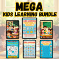 Kids Learning Activities Bundle Homeschool Printables (PLR & MRR)