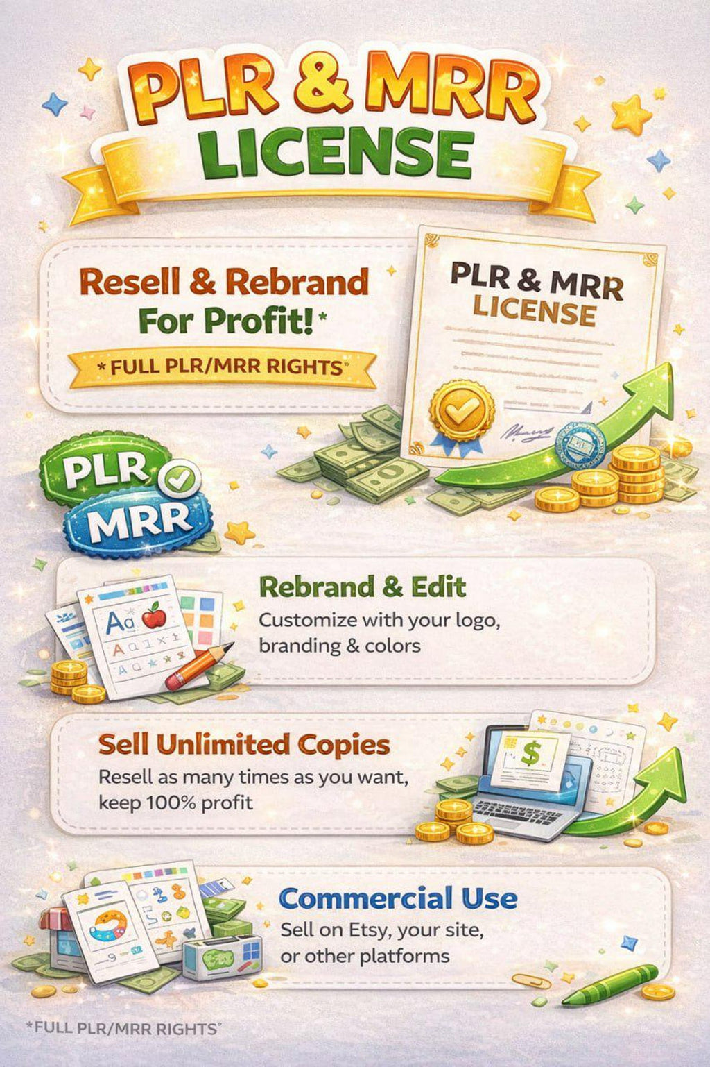 22,000+ Kids Worksheets Learning Vault PLR MRR Preschool to Elementary Printables