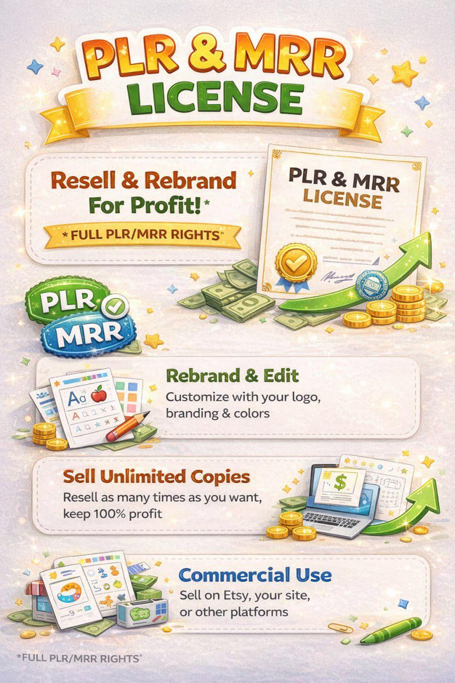 22,000+ Kids Worksheets Learning Vault PLR MRR Preschool to Elementary Printables