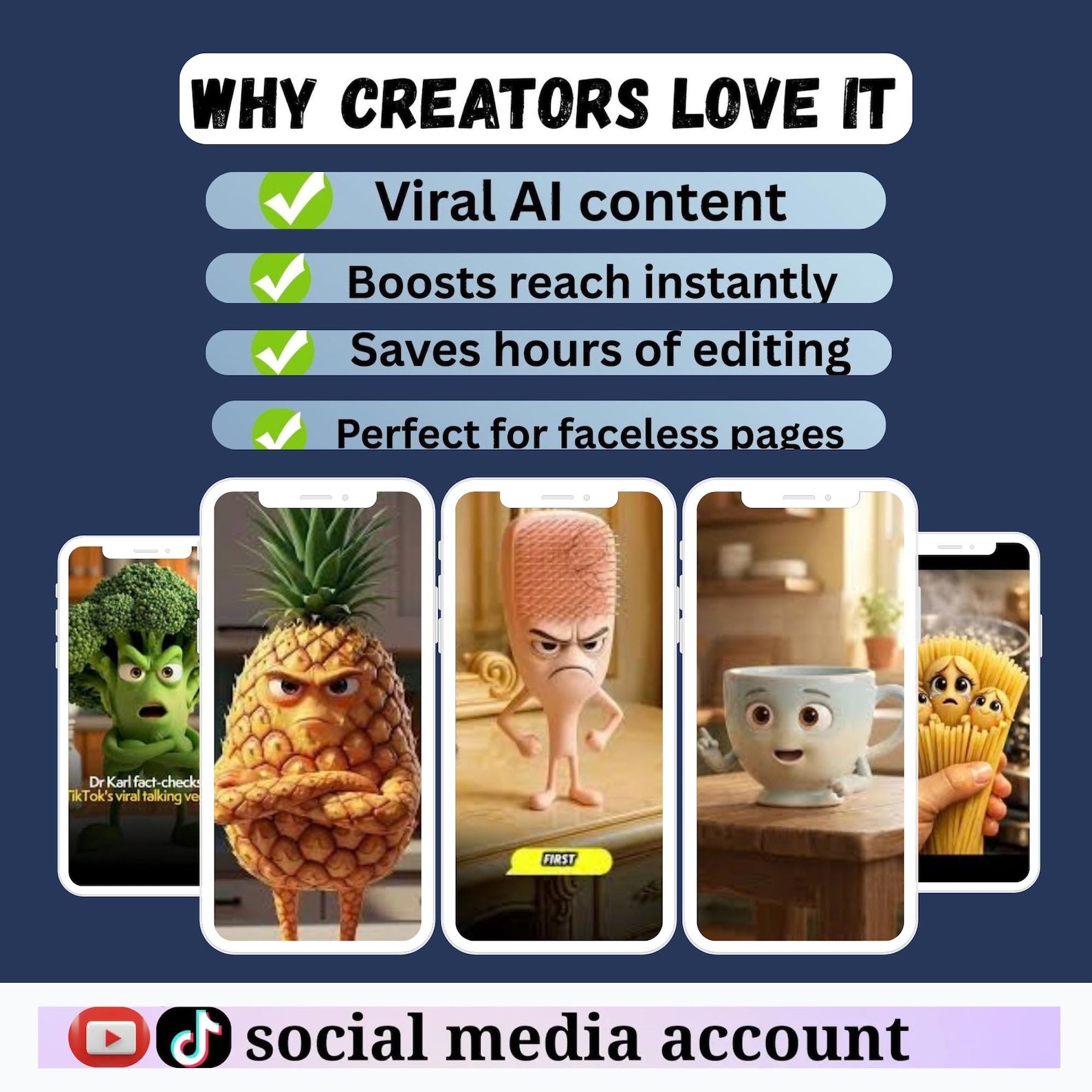 1200+ AI Talking Object Videos | Viral Reels Bundle PLR MRR | Faceless Content Pack for TikTok, Instagram Reels & YouTube Shorts