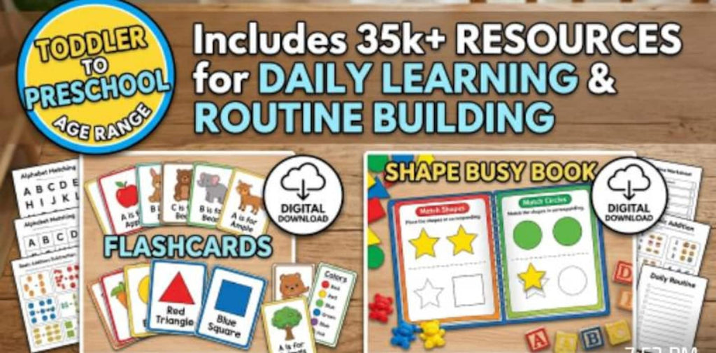 35,000 Kids Worksheet Bundle | Printable Worksheets & Activities | Canva Templates | Homeshool | Pre K
